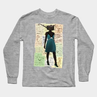 Vintage Kayes Oilcan Girl Long Sleeve T-Shirt